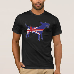 T-shirt Inglês bull terrier/T de Union Jack