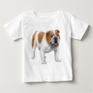T-shirt inglês da criança do buldogue