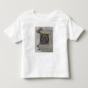 T-shirt Inicial "D" da Senhora 531 f.169v Historiated que