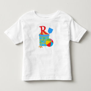 T-Shirt Inicial R- Toddler Fine Jersey