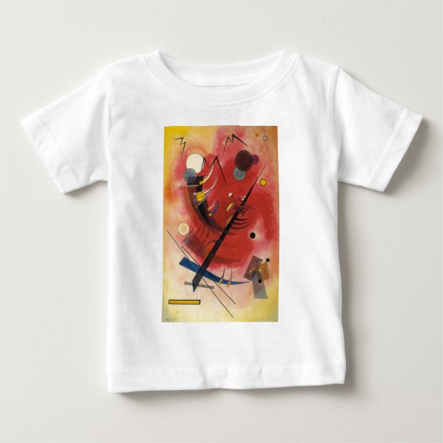 T-shirt Inner Simmering Abstrato Painting (Frente)