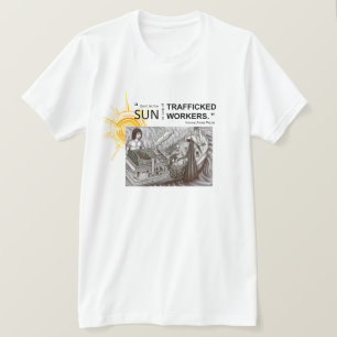 T-shirt inoperante do olho com citações 2 de