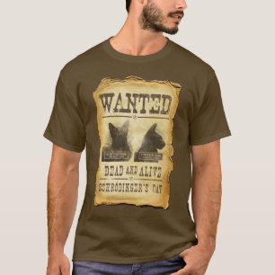 T-shirt Inoperante e vivo queridos. O gato de