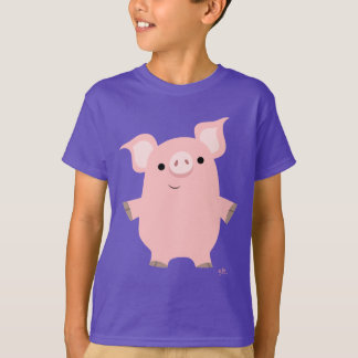 T-shirt inquisidor bonito das crianças do porco