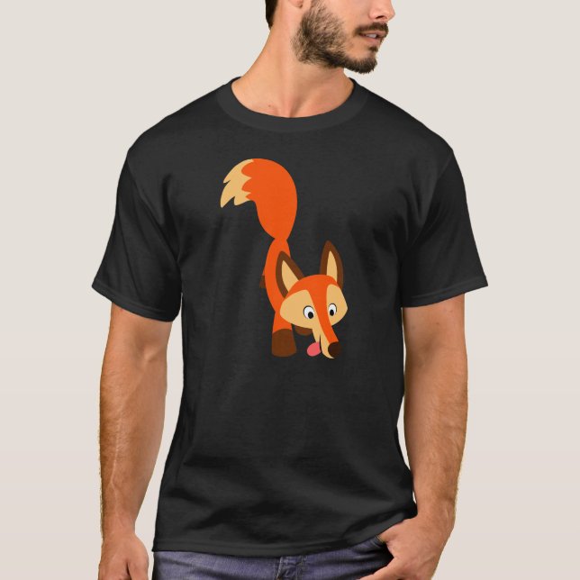 T-shirt inquisidor bonito do Fox dos desenhos (Frente)