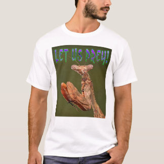 T-shirt Inseto da louva-a-deus Praying que rapina