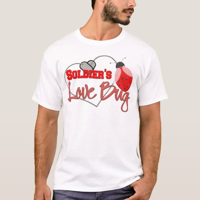 T-shirt Inseto do amor do soldado (Frente)
