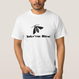 T-shirt INSETOS!  Armas nucleares eles Rico