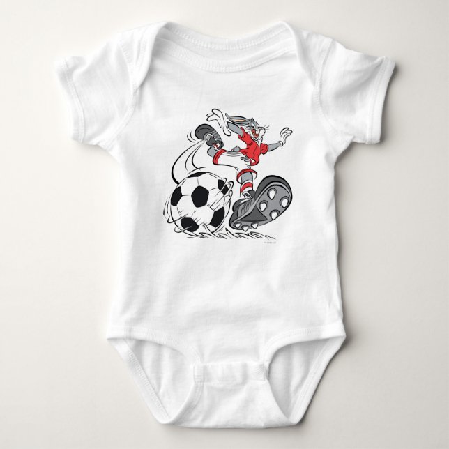 T-shirt INSETOS BUNNY™ Jogando futebol (Frente)