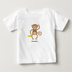 T-shirt insolente do macaco para miúdos