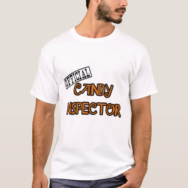 T-shirt inspector dos doces (Frente)