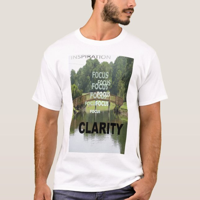 T-shirt "Inspiração à claridade " (Frente)