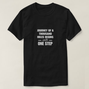 T-Shirt Inspiracional, Viagem a 1000 milhas