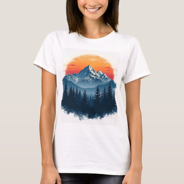 T-shirt inspirada na Natureza (Frente)