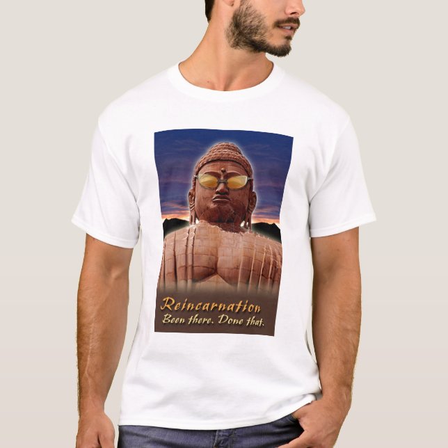 T-shirt inspirado da reencarnação (Frente)