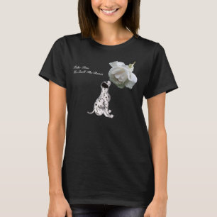 T-shirt inspirado do rosa do filhote de cachorro