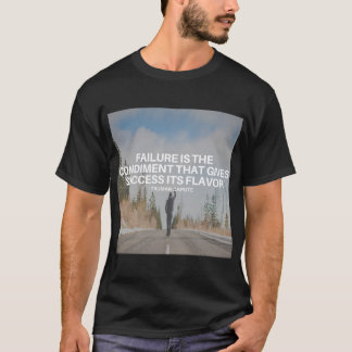 T-shirt inspirador básico das citações dos homens