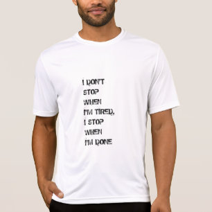 T-shirt inspirador das citações