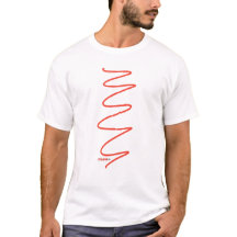 T-Shirt Inspirational Unisex Swirl - Vermelho