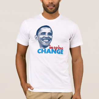T-shirt Inspire a mudança - Barack Obama