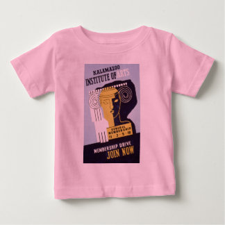 T-shirt Instituto das artes - poster de Kalamazoo de WPA -