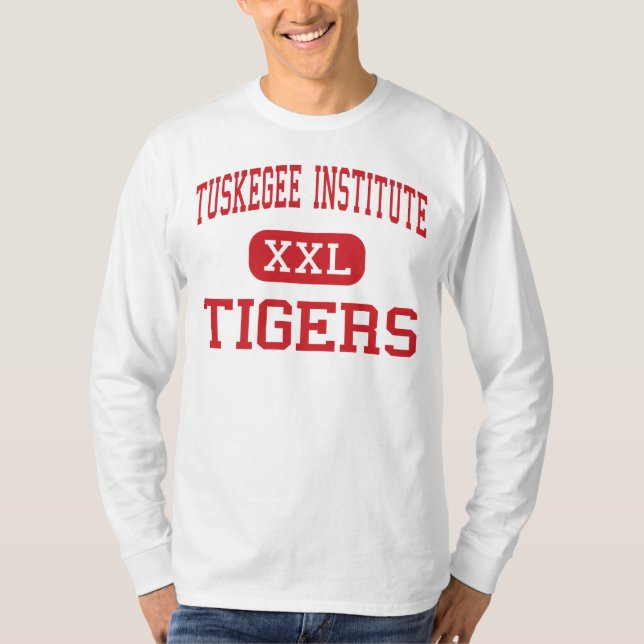T-shirt Instituto de Tuskegee - tigres - instituto de (Frente)