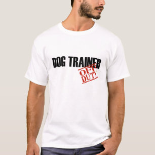 T-SHIRT INSTRUTOR DE CÃO FORA DE SERVIÇO