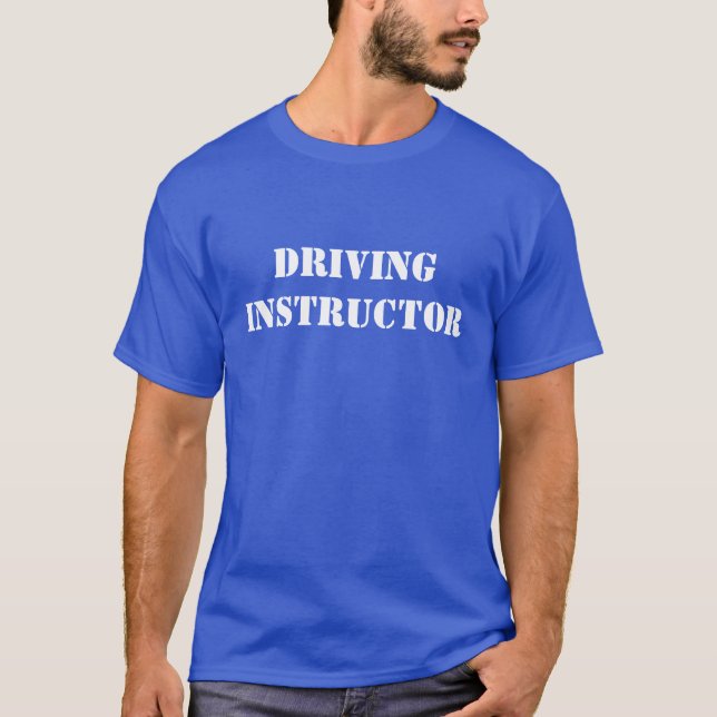 T-shirt Instrutor de condução (Frente)