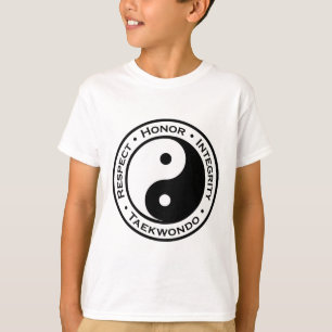 T-shirt Integridade Taekwondo da honra do respeito