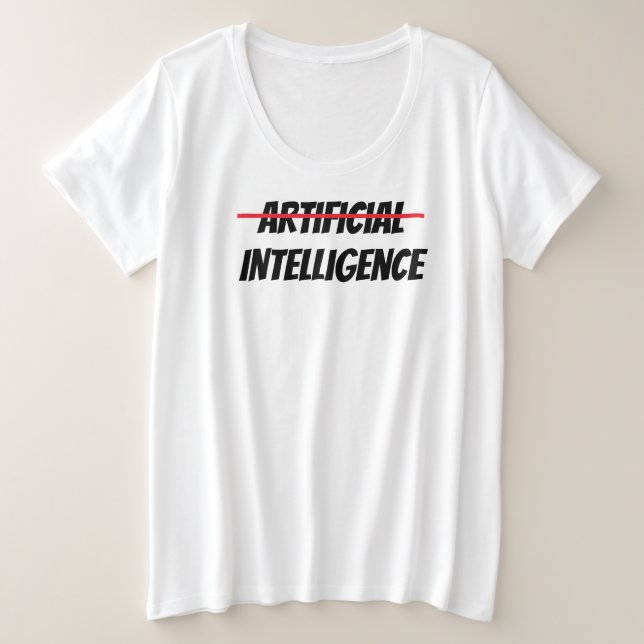 T-Shirt Inteligência Artificial (Frente do Design)