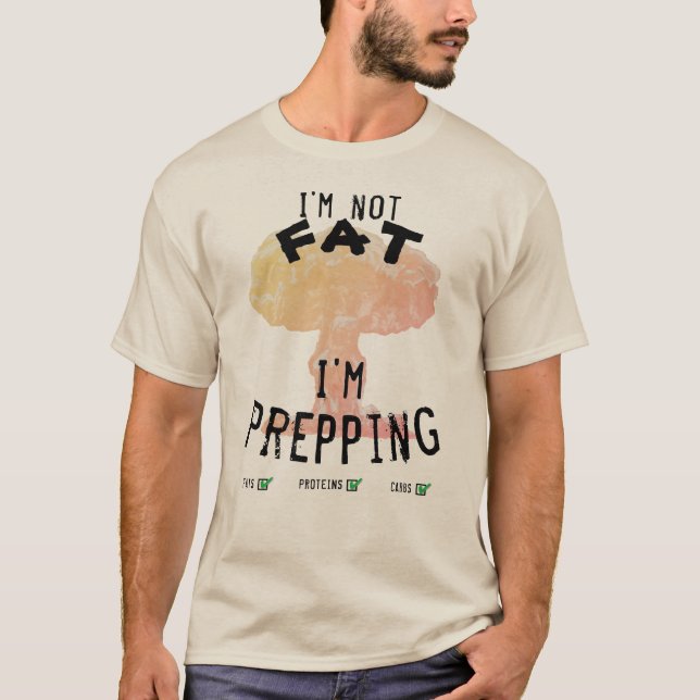 T-shirt inteligente do prepper (Frente)