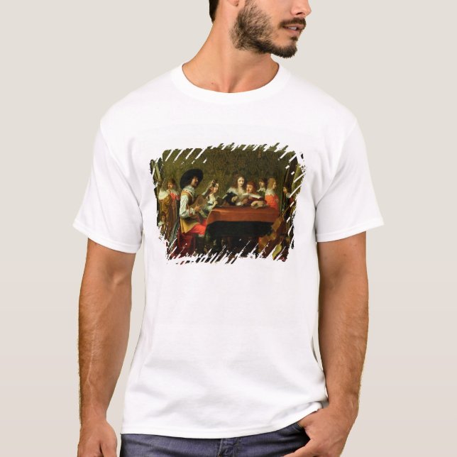T-shirt Interior com músicos e cantores (Frente)