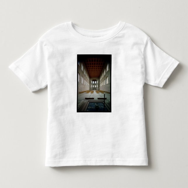 T-shirt Interior da basílica, ANÚNCIO do século IV (Frente)