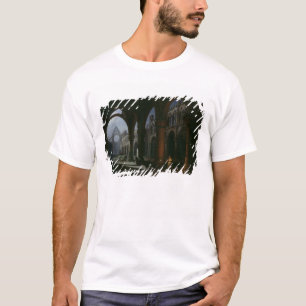 T-shirt Interior de uma abadia nas ruínas, 1848