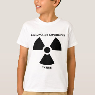 T-shirt Interior radioativo da experiência (sinal