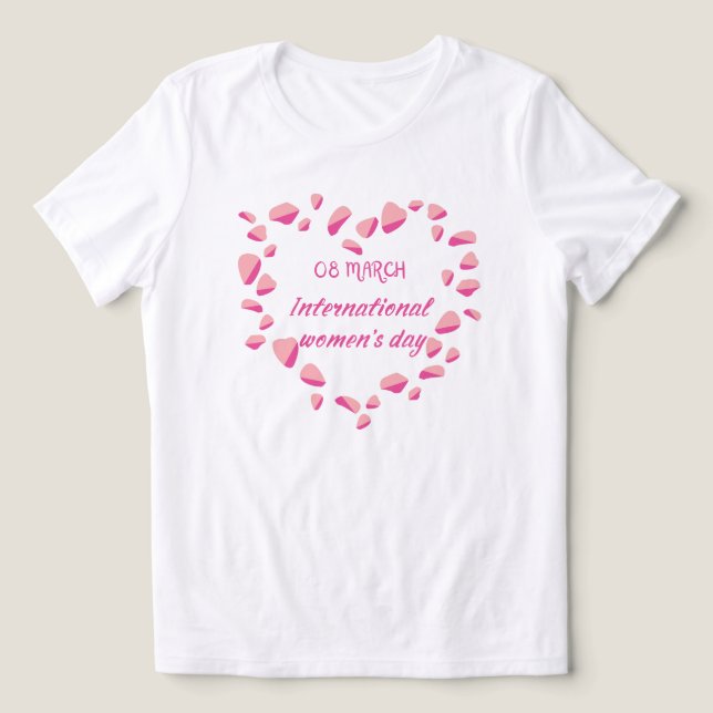 T-shirt -International women's day,  (Design frontal)