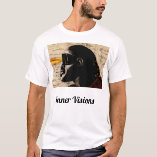 T-shirt interno de Stevie Wonder das visões