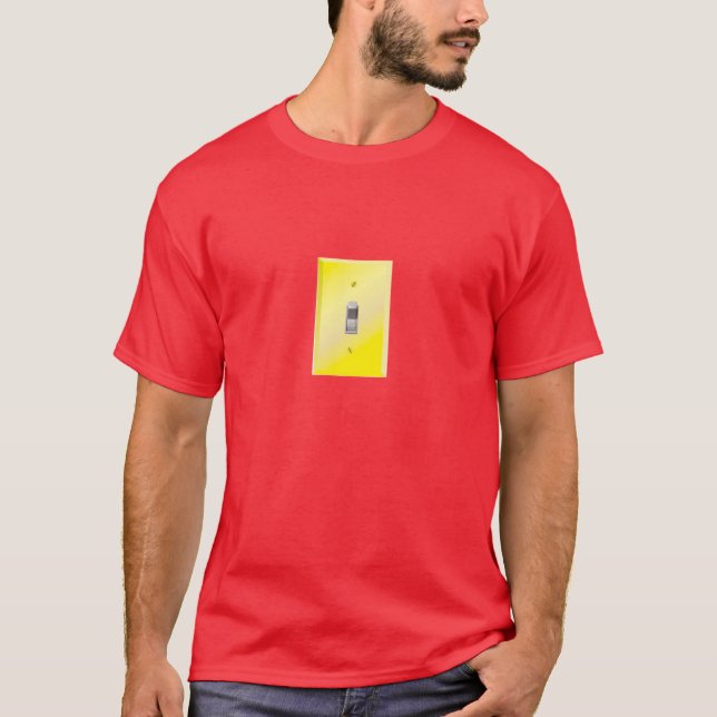 T-shirt interruptor da luz (Frente)