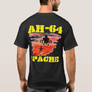 T-SHIRT INTERRUPTOR INVERSOR DO ATAQUE DE AH-64 APACHE