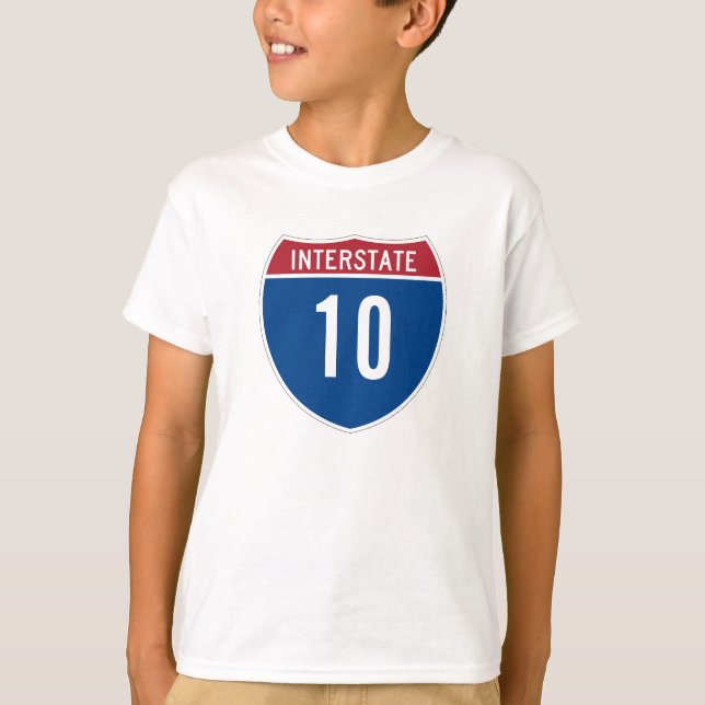 T-Shirt Interstate 10 (Frente)
