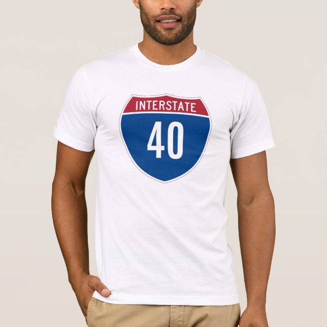 T-Shirt Interstate 40 (Frente)