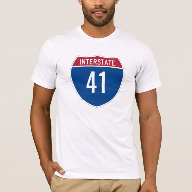 T-Shirt Interstate 41 (Frente)