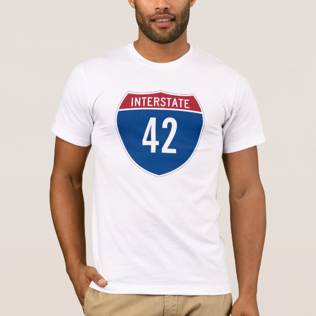 T-Shirt Interstate 42 (Frente)
