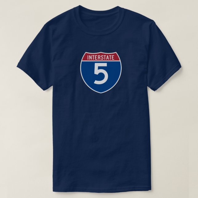 T-Shirt INTERSTATE 5 (Frente do Design)