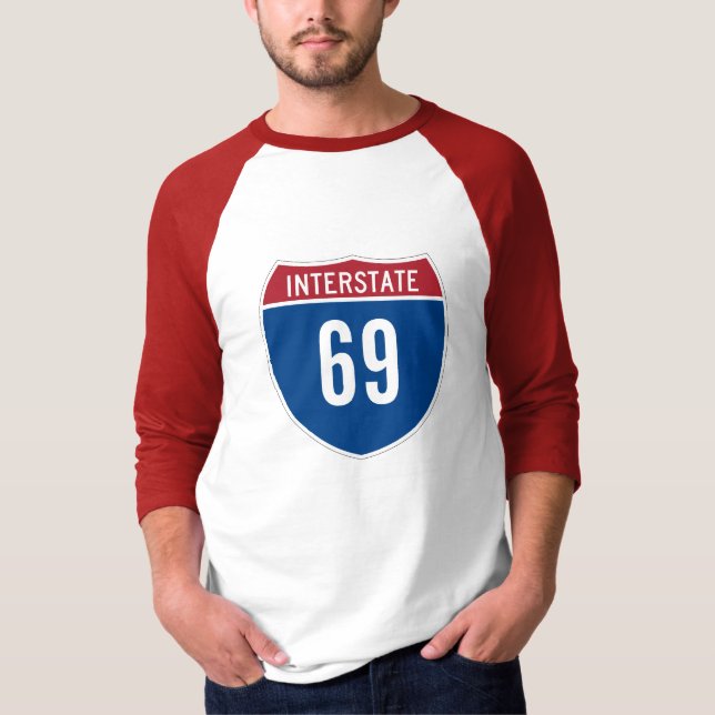 T-Shirt Interstate 69 (Frente)