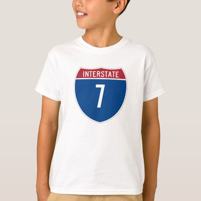T-Shirt Interstate 7 (Frente)