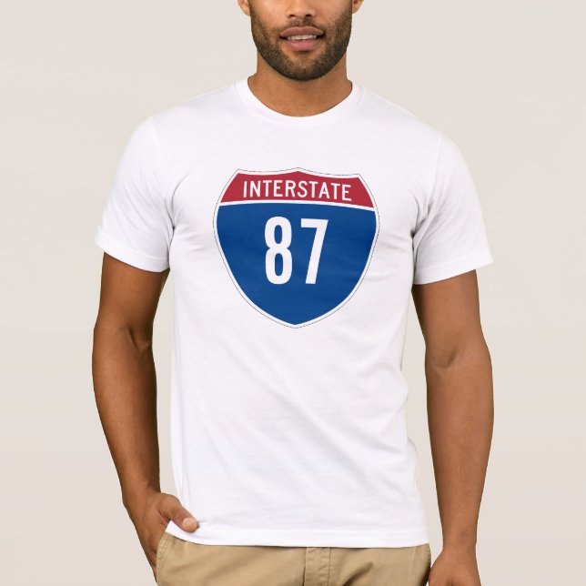 T-Shirt Interstate 87 (Frente)