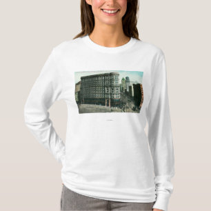 T-shirt Inundação Bldg do mercado e do pedreiro Sts