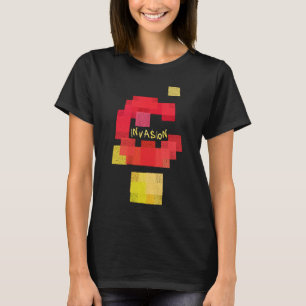 T-shirt Invasores vs Tetris