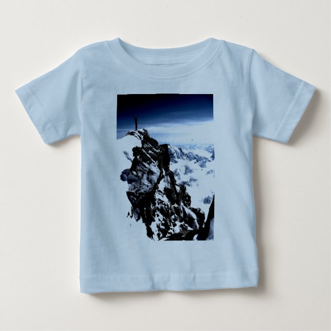 T-shirt Inverno da neve do alpinismo (Frente)
